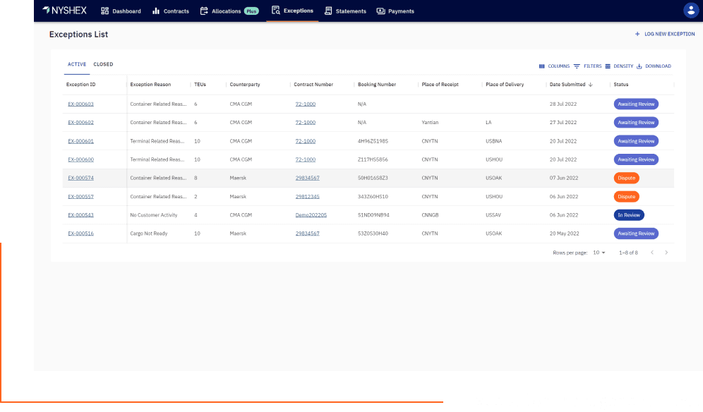 Exception Mgmt Tool